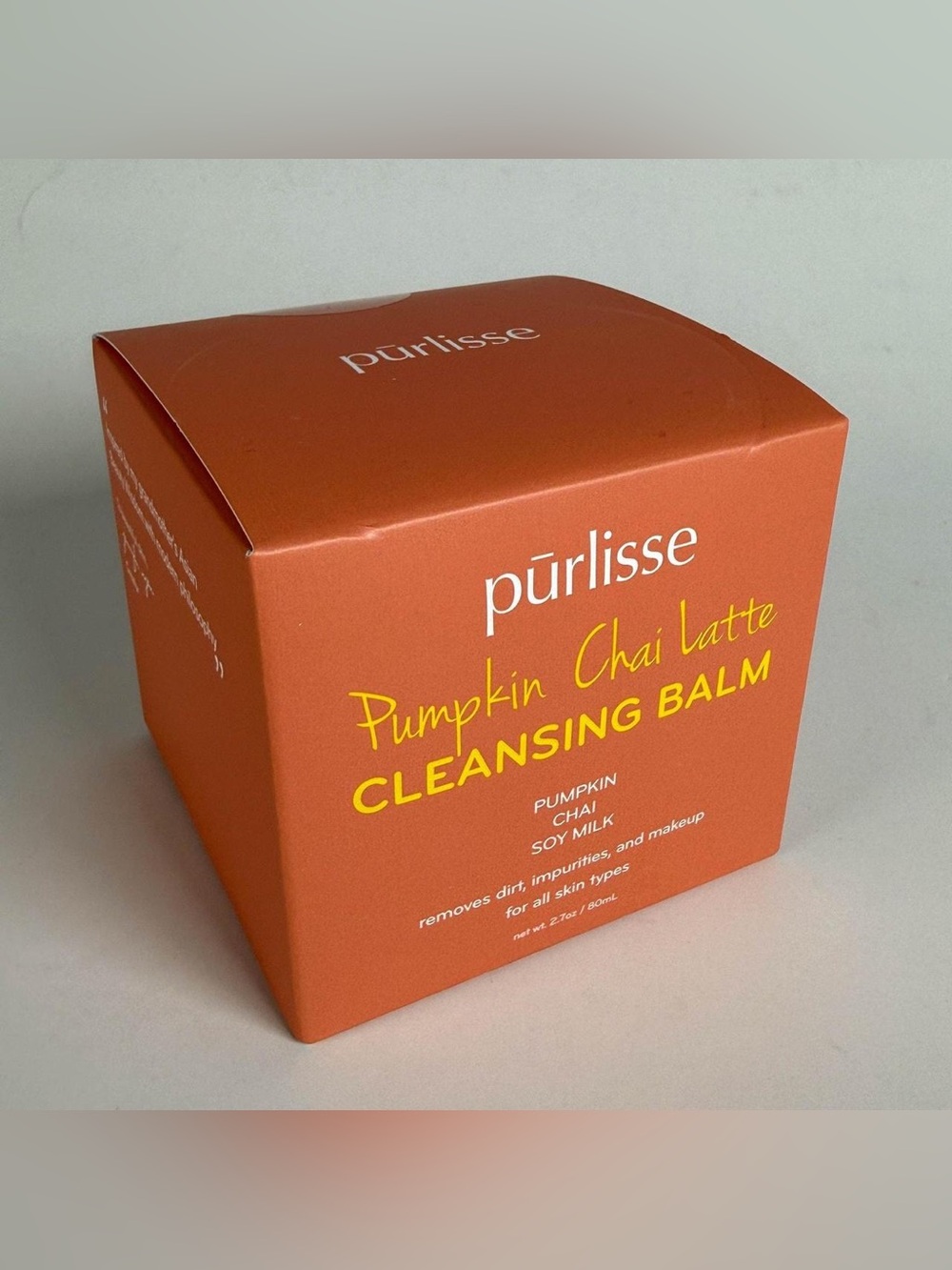 🧡🆕🧡Purlisse Pumpkin Chai Latte Cleansing Balm